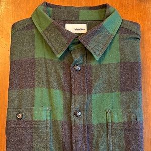Large Green Sonoma Flannel